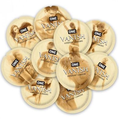 Презерватив ONE Vanish Hyperthin, 1 шт, ультратонкий, со смазкой