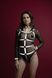 Жіноча збруя з ланцюгом та фіксаторами Feral Feelings Harness with Cuffs White SO8254 фото