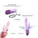 Вібратор-кролик Love To Love Hello Rabbit Violet з гнучким стовбуром і стимуляцією точки G, 2 мотори SO3353 фото 6