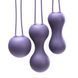 Набор вагинальных шариков Je Joue - Ami Purple, диаметр 3,8-3,3-2,7см, вес 54-71-100гр + подарок косметичка SO3042 фото 1