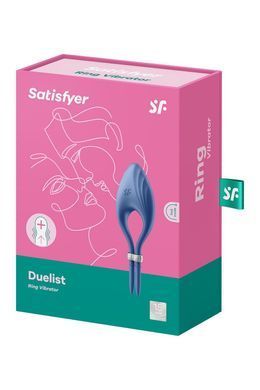 Эрекционное виброкольцо лассо Satisfyer Duelist Blue, 10 режимов, мощный мотор SO6275 фото