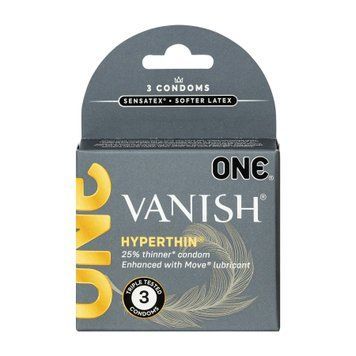 Презервативы ONE Vanish Hyperthin 3 шт (мятая упаковка!!!) SX0780-R фото