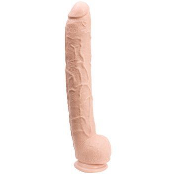 Фалоімітатор Doc Johnson Dick Rambone Cock White (в ПЕ пакеті!), Діаметр 6 см, довжина 42 см, ПВХ SO4556 фото