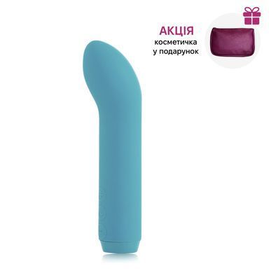 Преміум вібратор Je Joue - G-Spot Bullet Vibrator Teal з глибокою вібрацією + подарунок косметичка SO3031 фото