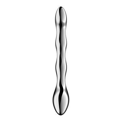 Металлический дилдо Satisfyer Cosmic Crest 2, двусторонний, можно нагревать и охлаждать SX3252 фото