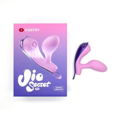 Смарт-віброяйце зі стимуляцією клітора KISSTOY Viosecret Pro, реагує на стискання, пояс для кріплення SX3310 фото