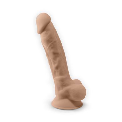 Фалоімітатор з вібрацією SilexD Vetus Vibro Flesh (MODEL 1 size 8in) + LRS, двошаровий, діам. 4,2 см SO8213 фото