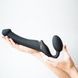 Безремневой страпон с вибрацией Strap-On-Me Vibrating Black M, диаметр 3,3см, пульт ДУ, регулируемый SO3354 фото 7