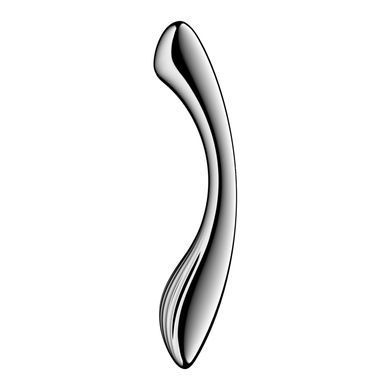 Металевий дилдо Satisfyer Pure Gravity 1, двосторонній, можна нагрівати й охолоджувати, 939 г SX3253 фото