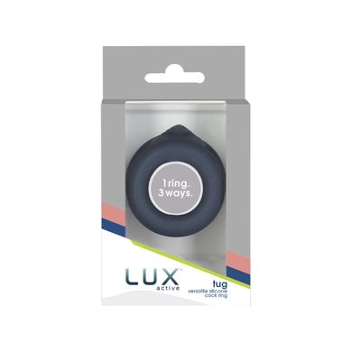 Двойное эрекционное кольцо LUX Active – Tug – Versatile Silicone Cock Ring SO5574 фото