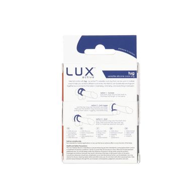 Подвійне ерекційне кільце LUX Active – Tug – Versatile Silicone Cock Ring SO5574 фото