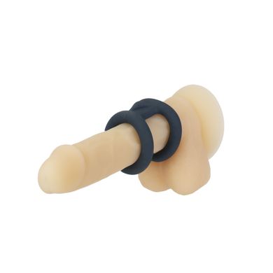 Двойное эрекционное кольцо LUX Active – Tug – Versatile Silicone Cock Ring SO5574 фото