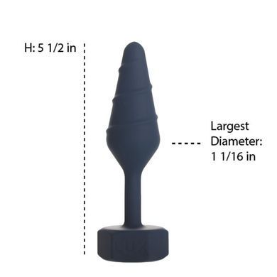 Анальная пробка Lux Active Twist Plug Small Blue (мятая упаковка!!!) SX3926-R фото