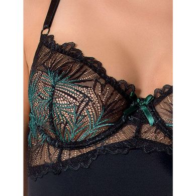 Боди Passion Exclusive FLORIS BODY S/M, black PS23702 фото