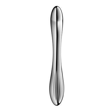 Металевий дилдо Satisfyer Pure Gravity 1, двосторонній, можна нагрівати й охолоджувати, 939 г SX3253 фото