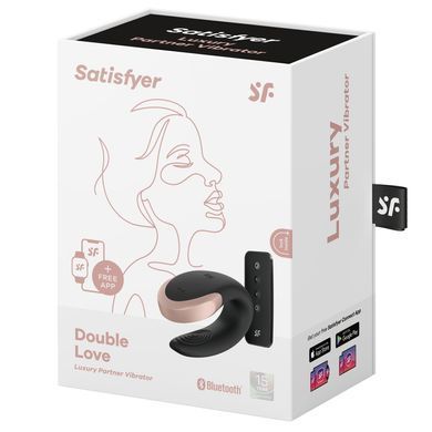 Смарт-вибратор для пар Satisfyer Double Love (Black) (мятая упаковка!!!) SO4930-R фото