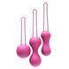 Набор вагинальных шариков Je Joue - Ami Fuchsia, диаметр 3,8-3,3-2,7см, вес 54-71-100гр + подарок косметичка SO3044 фото 5