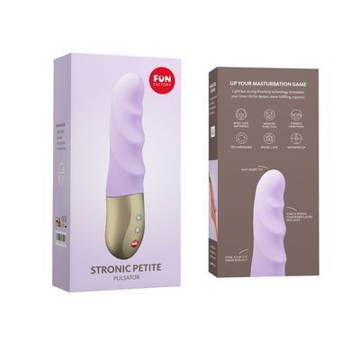 Мініпульсатор Fun Factory STRONIC PETITE pastel lilac, 8 режимів, підходить для початківців SX0922 фото