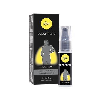 Сыворотка-пролонгатор pjur Superhero Delay Serum 20 мл, создает эффект пленки, без онемения PJ12090 фото