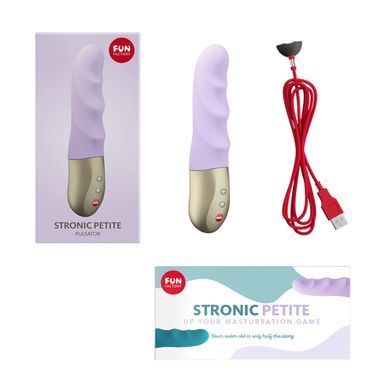 Мініпульсатор Fun Factory STRONIC PETITE pastel lilac, 8 режимів, підходить для початківців SX0922 фото