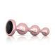 Набір анальних іграшок Rosy Gold - Metal Butt Plug Set 3 Pieces SX3070 фото 3