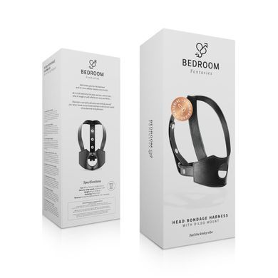 Бондажна система на голову для страпона Bedroom Fantasies Head Bondage Harness SX5023 фото