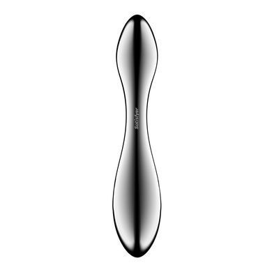 Металлический дилдо Satisfyer Pure Gravity 3, двусторонний, можно нагревать и охлаждать, очень тяжелый SX3255 фото