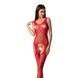 Бодістокінг Passion BS061 red, комбінезон, імітація панчіх PBS061R фото