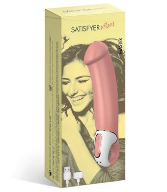 Мощный вибратор Satisfyer Vibes Master, гибкий литой силикон, 12 режимов работы, диаметр 46 мм SO2205 фото