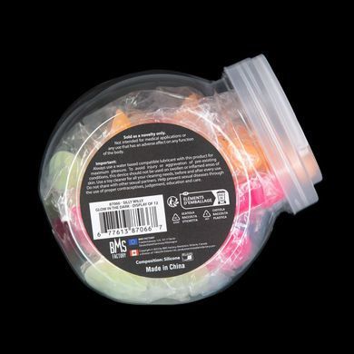 Набір фалоімітаторів ADDICTION Silly Willy Glow in the Dark, 4 кольори, 12 шт, світяться в темряві SX0540 фото