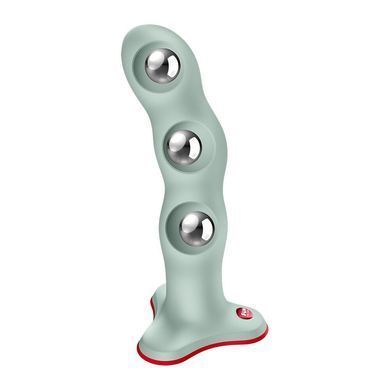 Фалоімітатор Fun Factory BOUNCER Light Green, кульки всередині, ефект вібрації, діаметр 3,9 см SX3671 фото