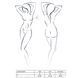 Комплект белья Passion GIANA BIKINI XXL/XXXL, white, полупрозрачные лиф и трусики с бантиками EL15106 фото 3