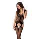 Бодістокінг Passion BS046 black, комбінезон з імітацією панчіх PBS046B фото 1