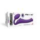Безремінний страпон з вібрацією Strap-On-Me Vibrating Violet M, діаметр 3,8 см, пульт ДК, регульований SO3825 фото 8
