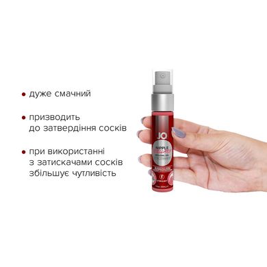 Гель для стимуляції сосків JO Nipple Titillator Strawberry (30 мл), ментол та перцева м’ята SO1499 фото