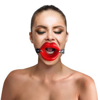 Кляп-розширювач у формі губ Art of Sex &ndash; Gag Lips, натуральна шкіра SO5148 фото
