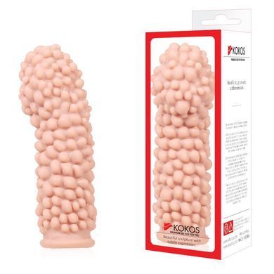 Насадка на член Kokos Extreme Sleeve ES.08 размер S, утолщающая, стимулирующий рельеф SX1446 фото