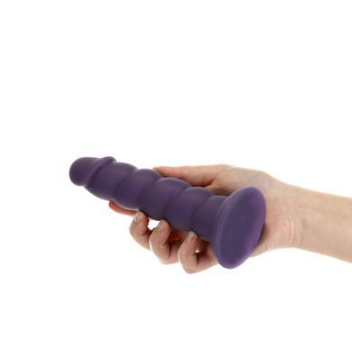 Фалоімітатор Fantasy by Addiction Unicorn Dildo 7&rdquo; Purple, віброкуля в подарунок