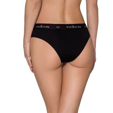 Трусики-слипы из хлопка с эластаном Passion PS004 PANTIES S, black SO4217 фото