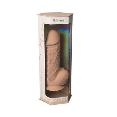 Фаллоимитатор SilexD Norman Flesh (MODEL 4 size 8.5in), двухслойный, силикон+Silexpan, диаметр 5см SO2391 фото