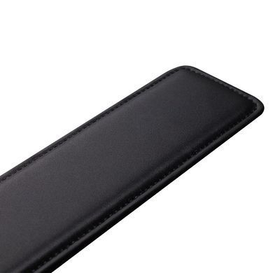 Паддл LOCKINK SEVANDA Braided-handle Spanking Paddle, чорно-червоний, гладенький, з плетінням на ручці SX0877 фото