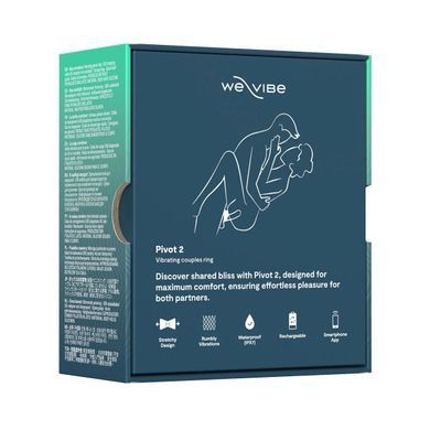 Ерекційне смарт-віброкільце We-Vibe Pivot 2 Slate SX3859 фото