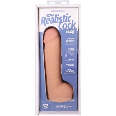 Фаллоимитатор Doc Johnson The Realistic Cock ULTRASKYN - 12 Inch Hung with Balls Vanilla SX4438 фото