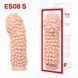 Насадка на член Kokos Extreme Sleeve ES.08 размер S, утолщающая, стимулирующий рельеф SX1446 фото 3