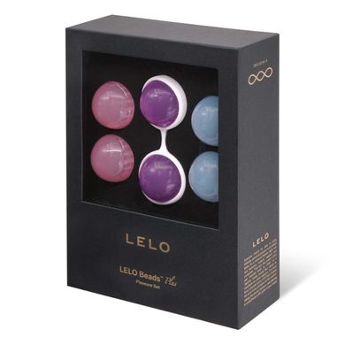 Набор вагинальных шариков LELO Beads Plus, диаметр 3,5 см, изменяемая нагрузка, 2х28, 2х37 и 2х60 г SO8084 фото