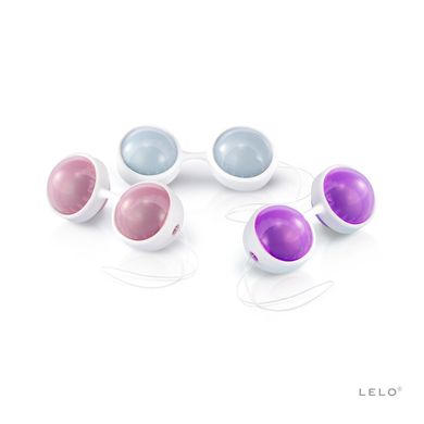 Набор вагинальных шариков LELO Beads Plus, диаметр 3,5 см, изменяемая нагрузка, 2х28, 2х37 и 2х60 г SO8084 фото