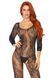 Бодистокинг Leg Avenue Swirl Lace Bodystocking One size Black, ажурная ткань, доступ SO8617 фото 1