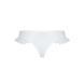 Трусики в горошок, з рюшами та шнурівкою Passion FATIN THONG L/XL, white SO5343 фото 6