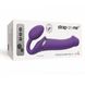 Безремневой страпон с вибрацией Strap-On-Me Vibrating Violet L, диам. 3,7см, пульт ДУ, регулируемый SO3826 фото 4