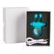 Эрекционное виброкольцо S Pleasures Premium Rabbit Ring бирюзовое, со съемной вибропулей и ушками SX4582 фото 3
